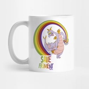 Save Figment - Journey Into Imagination at Epcot - WDWNT.com Mug